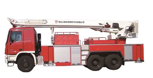 江特牌JDF5320JXFJP32型举高喷射消防车