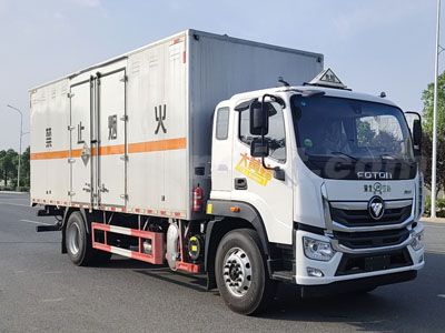 江特牌JDF5180XFWB6型腐蚀性物品厢式运输车