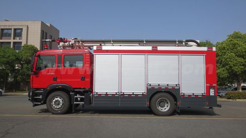 江特牌JDF5190GXFAP35/Z6型压缩空气泡沫消防车（15米高喷消防车）
