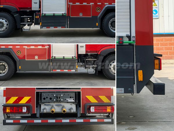 江特牌JDF5193GXFPM80/Z6型泡沫消防车  