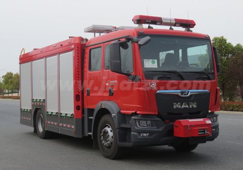江特牌JDF5180GXFPM70/M6型泡沫消防车   